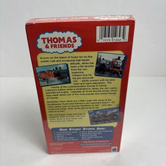 Thomas & Friends - Best of James VHS (2002) And Train Collectors Edition Sealed - Picture 4 of 6